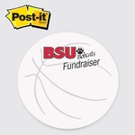Basketball (circle) Shaped Post It Notes