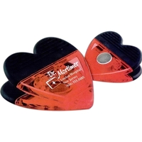Heart shaped magnetic clip with black grip.... from ASI 62190 Illini