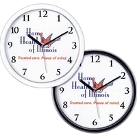 10" wall clock with logo and photo insert.... from ASI 62190 Illini