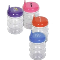 7 oz. baby sipper cup with clear design and colored lid.... from ASI 62190...