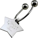 Designer Inspired Star Keytag