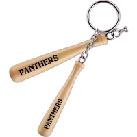 Natural wood baseball bat key tag.... from ASI 62190 Illini