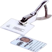 Metal slot punch for business and ID cards.... from ASI 62190 Illini