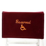 Reserved Seat Marker - Wheelchair Logo