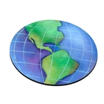 Standard Shape Mousepad - World Globe
