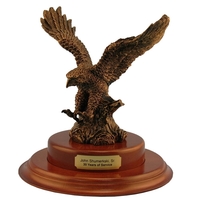 Excellence award - cast eagle on walnut base.... from ASI 88156 Solid...