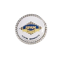 Silver finish Lapel Pin souvenir collectible with 9/16" diameter emblem.......