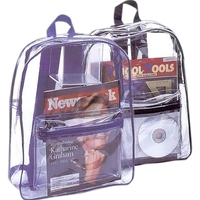 Transparent Backpack with Zippered Compartments... from ASI 34800 Alstar...