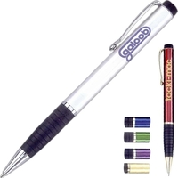 Twist action ballpoint pen with comfortable rubber grip.... from ASI 34800...