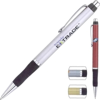 Click action ballpoint pen with soft rubber grip... from ASI 34800 Alstar...