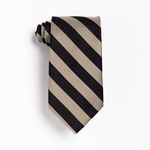 Black & Tan School Stripe Tie