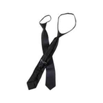 Black Zipper Tie