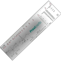 ECG ruler 8", PETG, glossy.... from ASI 85653 ZZ OLD/Drop - Schreiner Chicago