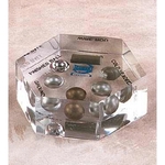 Hexagon shape Lucite Embedment