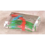 Emerald shape Lucite Embedment