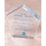 Pentagon shape Lucite Embedment