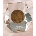 Hex Wedge shape Lucite Embedment