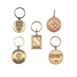 Die Struck Iron Key Tag