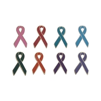 Gold Trimmed Awareness Lapel Pin