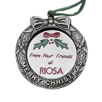 Merry Christmas Wreath Ornament