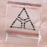 Easel display stand type Lucite® embedment. Blank product.... from ASI 69240...