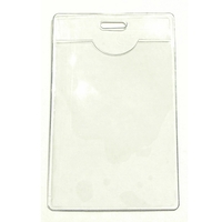 Clear vinyl badge holder, 2.25" x 3.25". Vertical.... from ASI 74585 Nu Promo...
