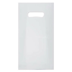 Frosty Clear Die Cut Shopper Bag (7" x 3 1/2" x 12")