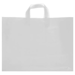 Frosty Clear Soft Loop Shoppers Bag (16" x 6" x 12")