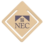 Diamond Silk Screened Bookmark Clip