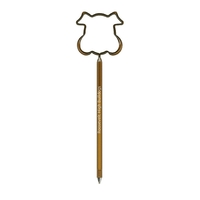 Bent bull dog shaped pen.... from ASI 92980 WOV-IN® / PromoPet(TM)