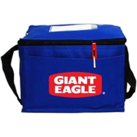 Standard 6 pack cooler bag, 600 Denier polyester, 8.5" x 6"... from ASI 40515...