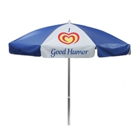 Aluminum 7.5 ft. patio umbrella, 3-way metal tilt, with 8" deep... from ASI...