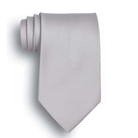Light Gray Silk Tie