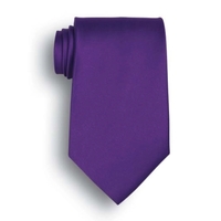 Purple silk tie - choose from 20 stock solid color ties... from ASI 98085...