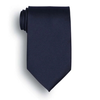 Navy silk tie - choose from 20 stock solid color ties... from ASI 98085 Wolfmark