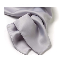 Light Gray Silk Scarf