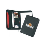 Poly Multi-Pocket Zippered Padfolio