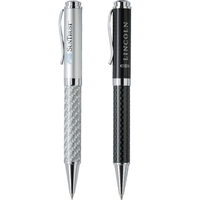 Carbon fiber twist action ballpoint pen.... from ASI 31517 Admart Products /...