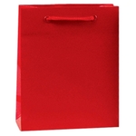 Glossy Red Wine Eurotote Bag (5 1/2" x 3 1/2" x 13")