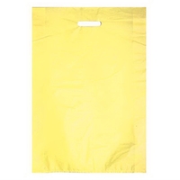 High density embossed die cut bag