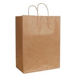 Natural Kraft Shopping Bag (13" x 7" x 17.5")
