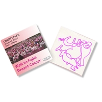 Squiggles (TM) - Package of four breast cancer awareness themed rubber......