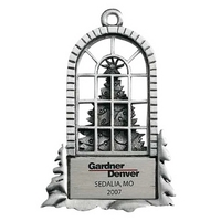 Window with Tree Ornament