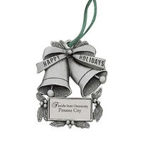 Bells MC Design ornament with cord and antique pewter finish.... from ASI...
