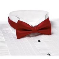 Red Banded Bow Tie