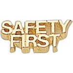 Safety First Lapel Pin