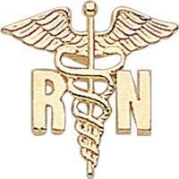 Caduceus lapel pin with military clutch.... from ASI 68760 Marken Industries...