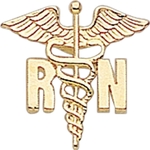 Caduceus Lapel Pin