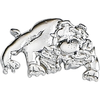 Bulldog lapel pin with military clutch.... from ASI 68760 Marken Industries /...