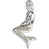 Mermaid lapel pin with military clutch, up to 3/4".... from ASI 68760 Marken...
